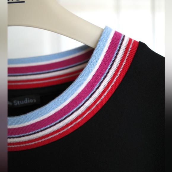 Acne Studios Ferris Face Black Shirt - L - Picture 3 of 6